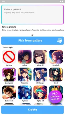 Anime ai art generator android App screenshot 0